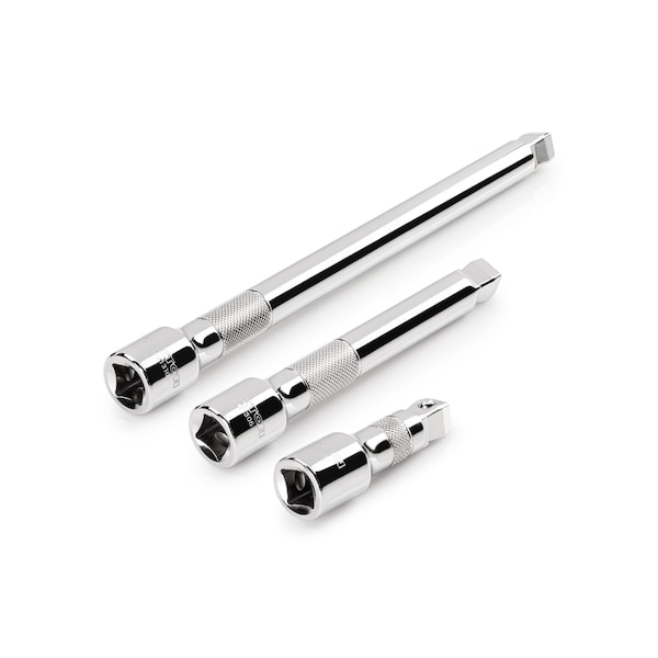 1/2 Inch Drive Wobble Extension Set, 3-Piece (3, 6, 10 in.)